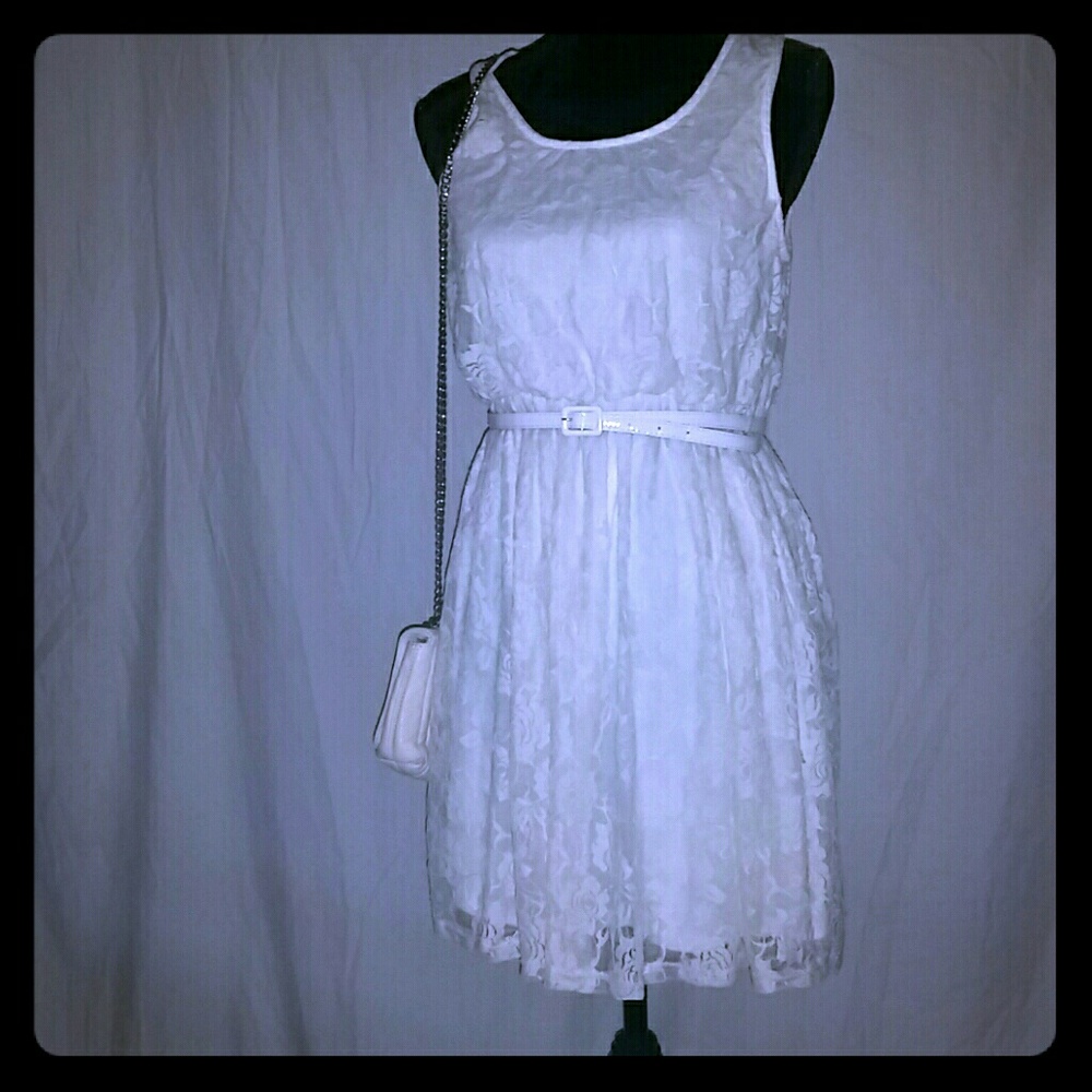 NWT White Lace Dress